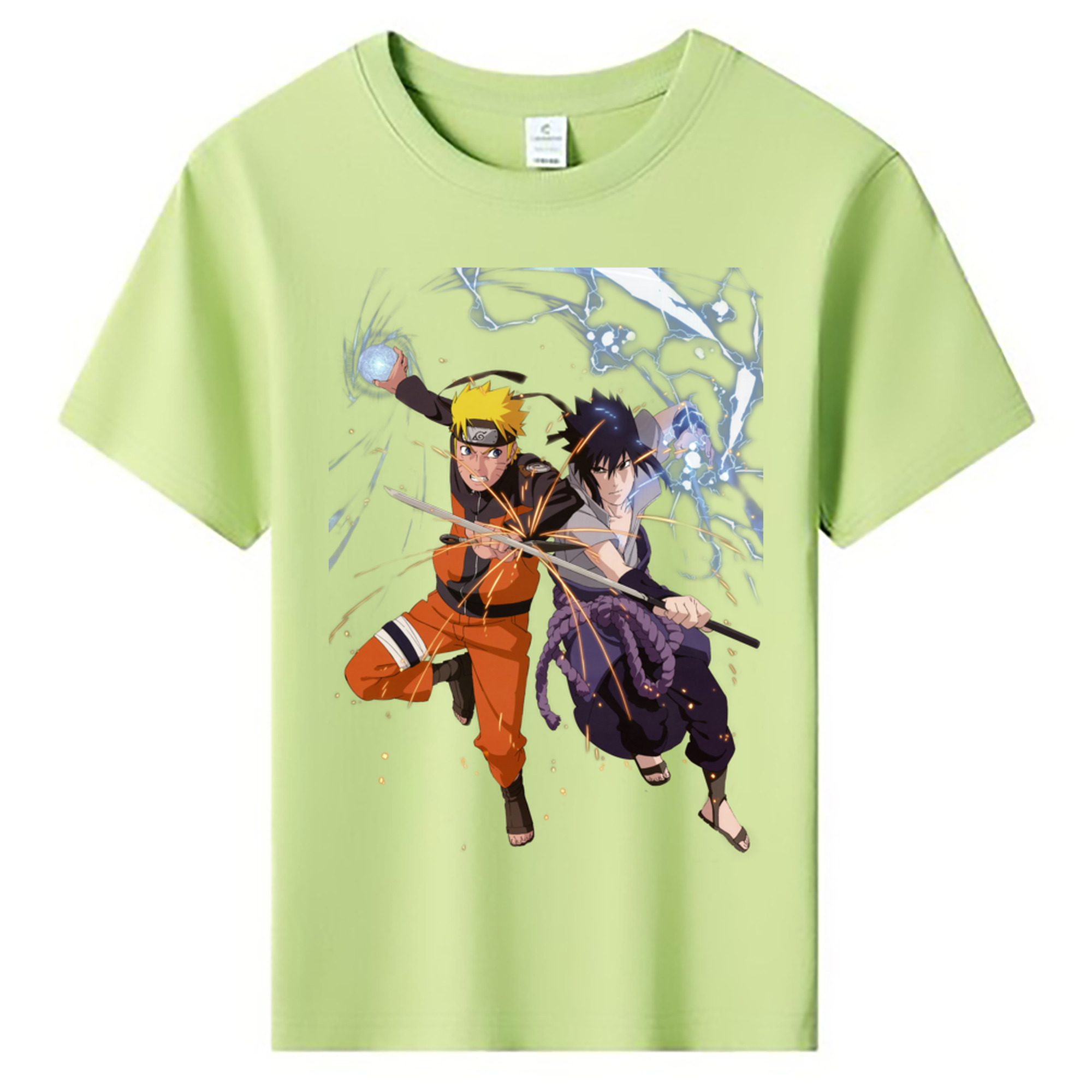 （画像用） NARUTO -ナルト- うずまき ナルト Uzumaki Naruto 綿100％キッズTシャツ（フロントプリント）